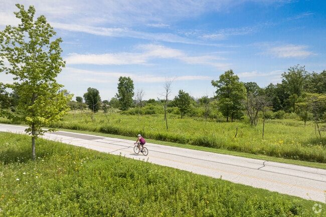 Lake County, where Green Oaks is located, has a high percentage of land conservancy.