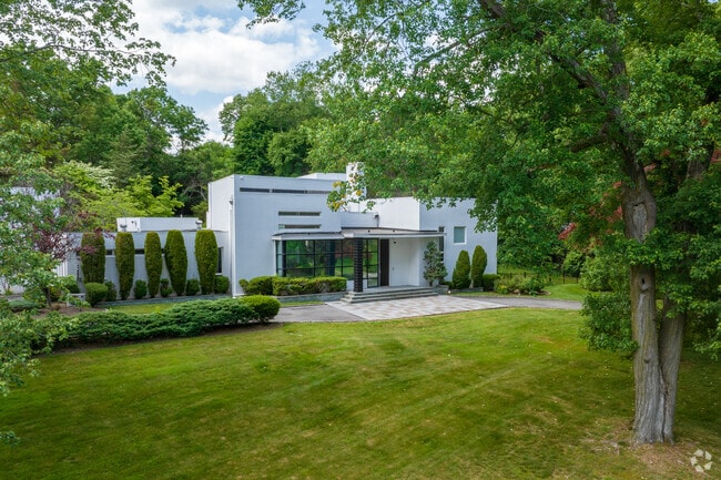 Interesting contemporary homes are available in the high-end Brookville market.