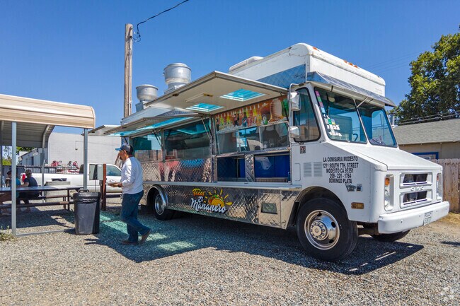 Denair has several taco trucks serving residents lunch and dinner.