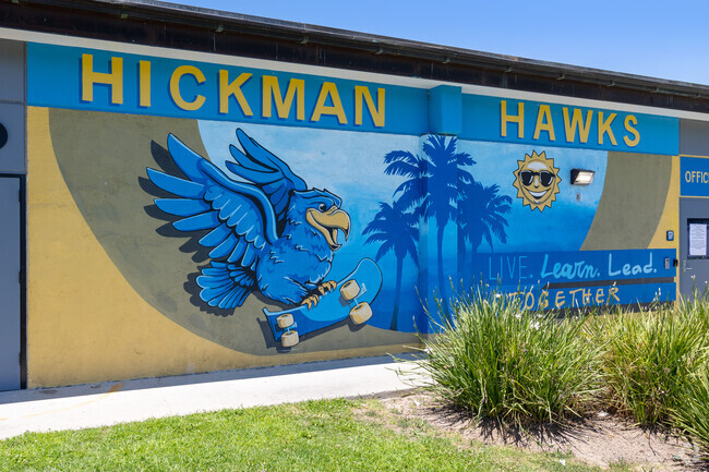 Hickman Elementary School located in Mira Mesa is home to the Hawks.