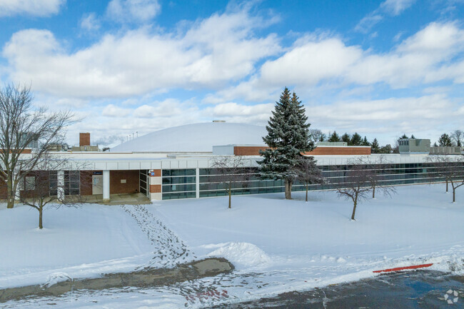 The dome at Warren Mott High School.