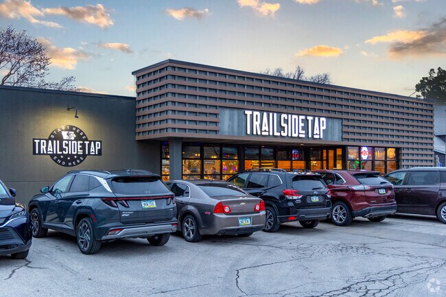 Uptown Ankeny features a host of newer businesses along the High Trestle Trail.