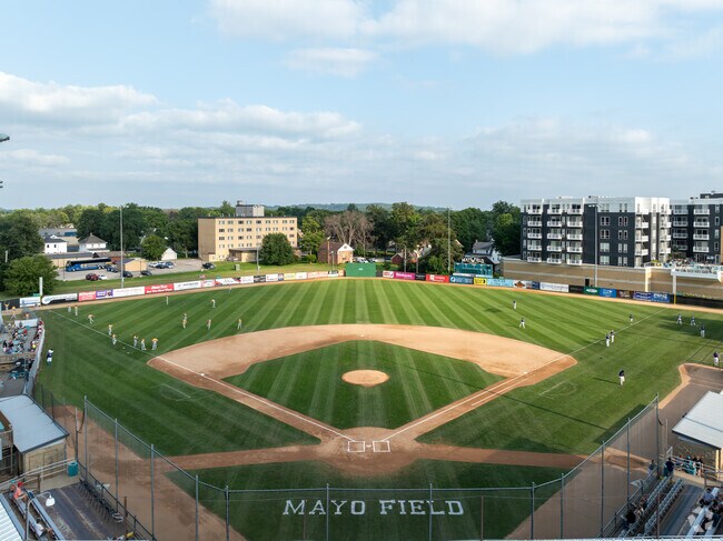 Mayofield is a great place to watch baseball and check out some summer fireworks.