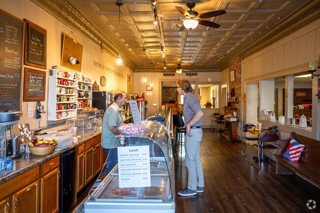 Bran and Shorts Coffee House in Mooresville serves lunch and specialty beverages.