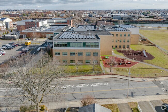 Waltersville School on 150 Hallett Street in Bridgeport, CT.