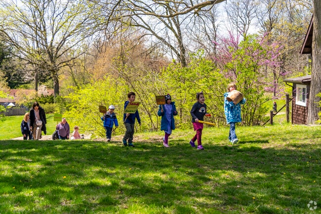 The Earth Day Festival features a parade at the Leslie Science and Nature Center.