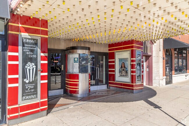 The Glen Art Theater in Glen Ellyn is a charming movie theater from days past.