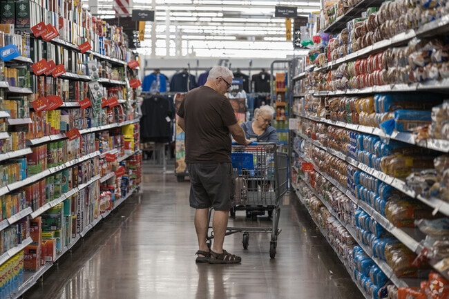 Residents of Ocotillo buy groceries at Walmart Supercenter along East 32nd Street.