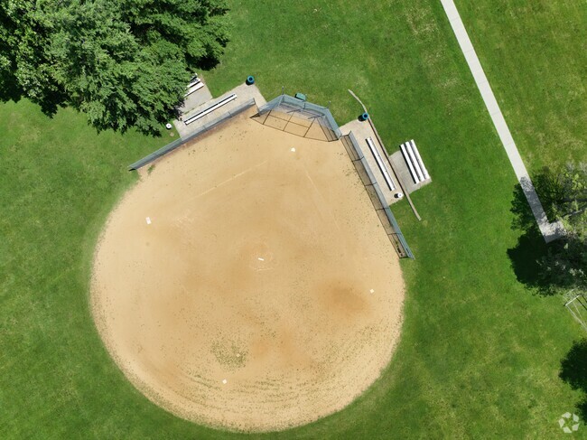 Meadowbrook School students can enjoy playing baseball during recess and gym class.