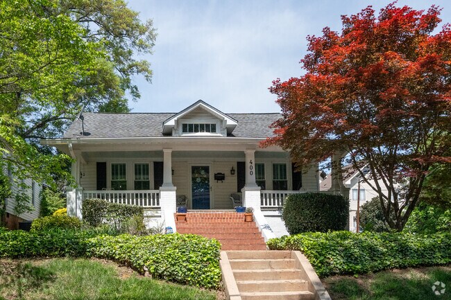Rows of vintage homes line the streets of Five Points East.