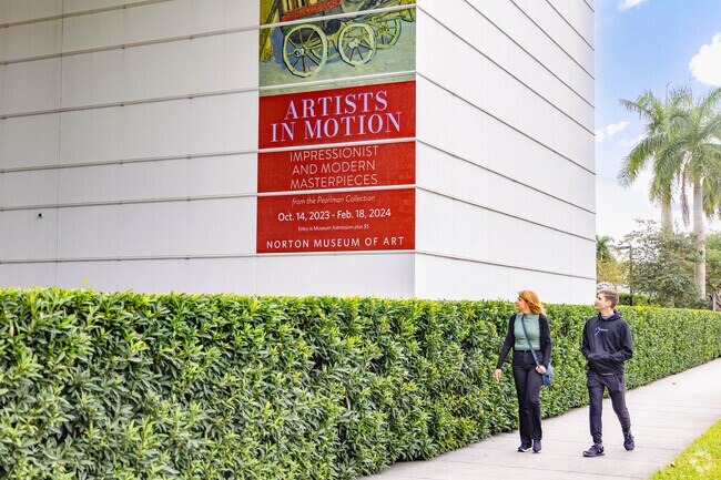 The Norton Museum of art has many events for El Cid residents.