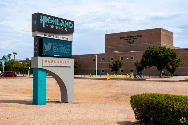 Highland High School in near Superstition Springs has fantastic sports and music programs.