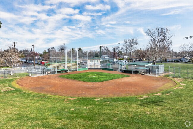 Christiansen Park offers excellent baseball amenities.