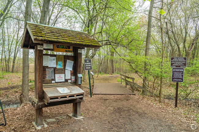 Residents enjoy Celery Farm walking trails near Saddle River.