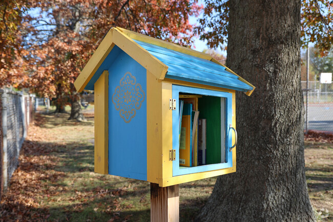 Little Free Libraries are plentiful in Upper Walnut Street.