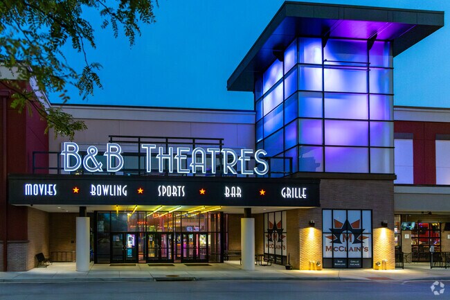 Airport Acres residents catch a movie or a game on the big screen at B&B Theaters.