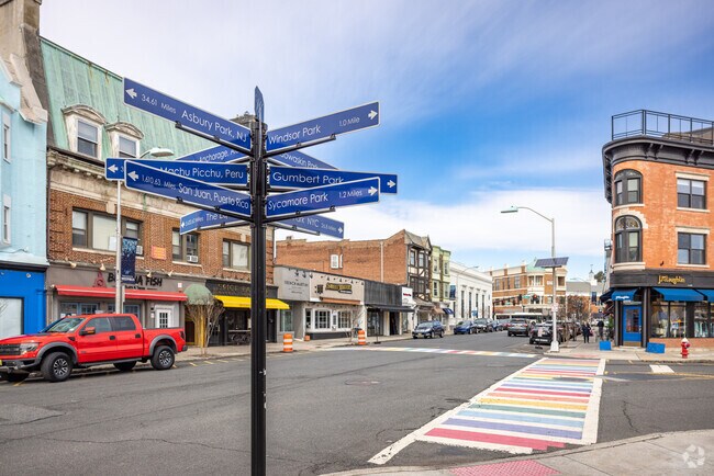 Westfield's downtown area bursts with vibrant colors and energy, making it an irresistible destination.