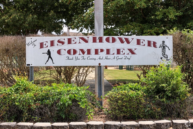 Eisenhower Complex is known for it's baseball diamonds.