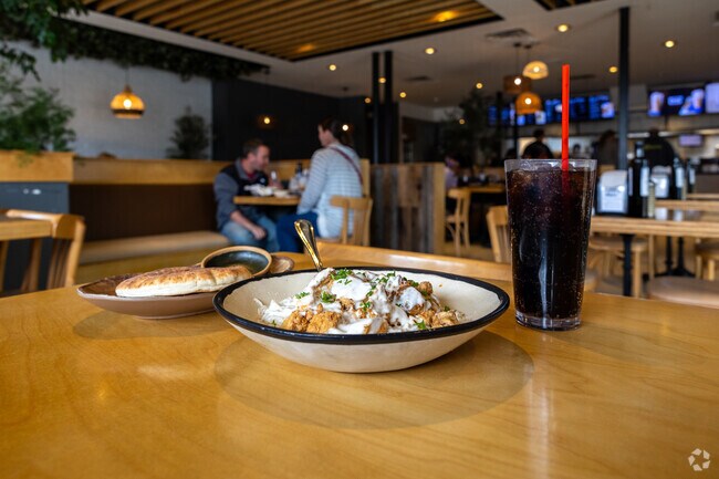 Meddy's in Cedar Lakes Village is a popular Mediterranean food joint.