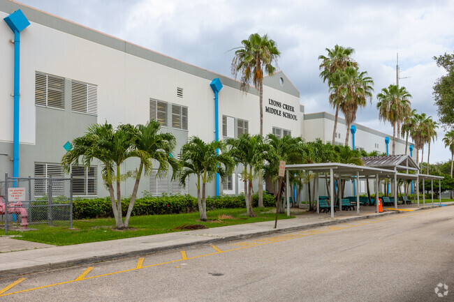 Lyon Creek Middle School main building.