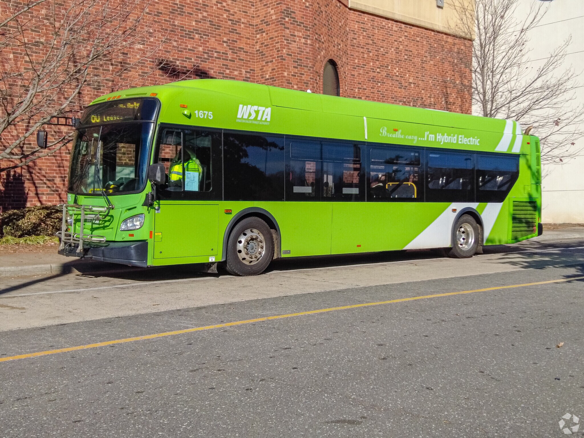 Public busses run through Clemmons and all around Winston Salem.