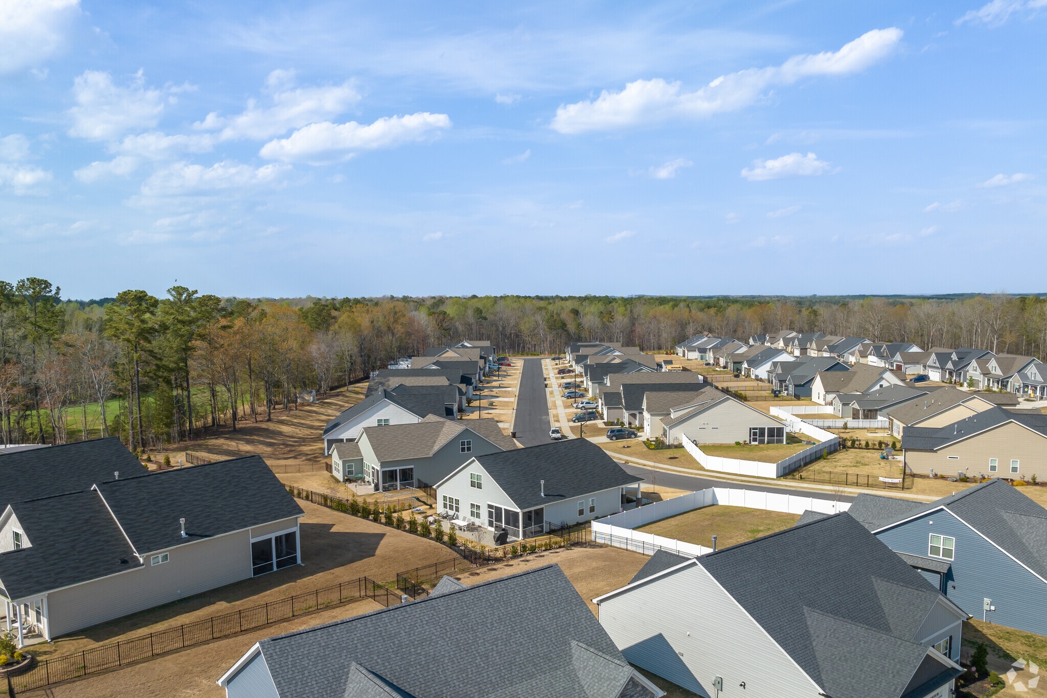 A view of Winston Ridge from above