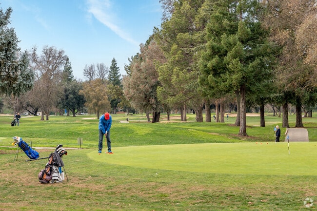 Enjoy a Saturday morning of golf at the Ancil Hoffman Golf Course in Carmichael.