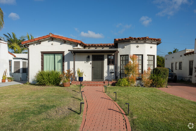 Homes with Spanish influence are a common sight in College West.