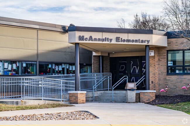 McAnnulty Elementary School has a student-teacher ratio of 15 to 1 according to Niche.