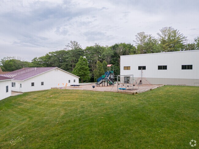 Oak Hill School field is kept in pristine condition year round.