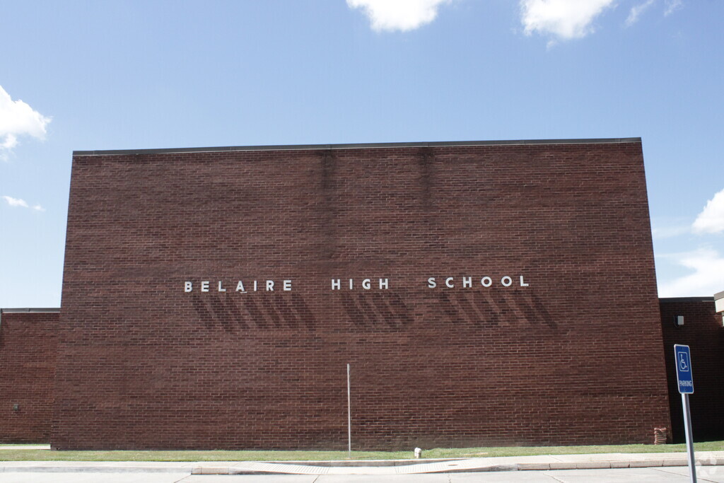 Front side of Belaire High School in Park Forest/LA North, Baton Rouge LA
