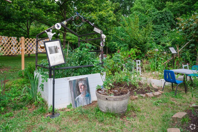 The garden at Schrom Hills in New Carrollton is a beautiful callback to nature.