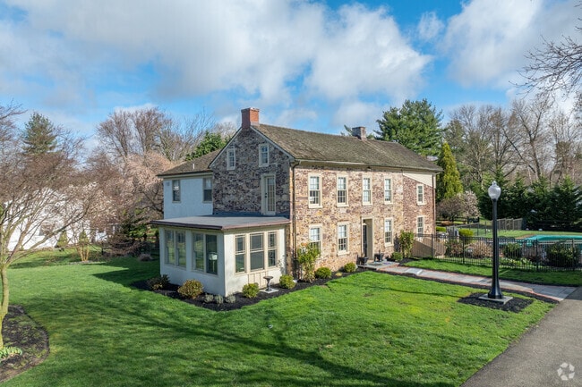 Traditional Colonial homes in Blue Bell date back to the late 1800s.