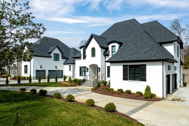 New homes are constantly being built throughout the Carmel neighborhood.