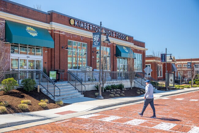 Walk safe Wyomissing sidewalks to Kimberton Whole Foods for daily groceries.