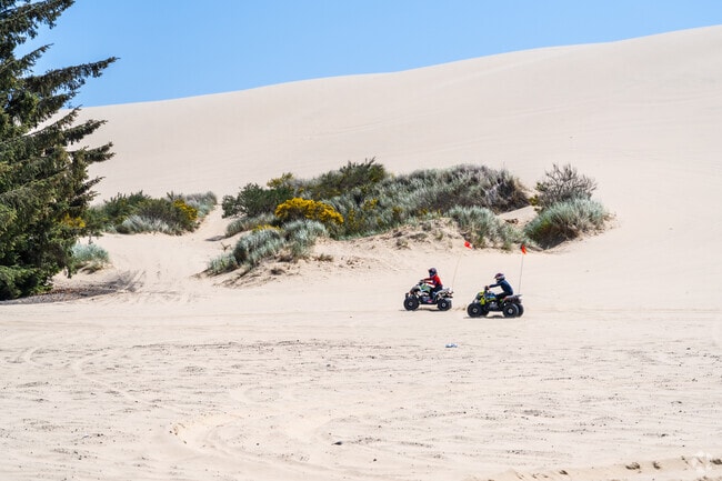 Quads are a favorite mode of travel through the Oregon Dunes.