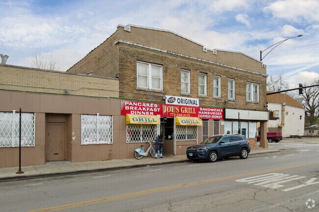 The Original Joe's Grill Serving Sandwiches, Hamburgers, Coffee and Donuts Back of the Yards