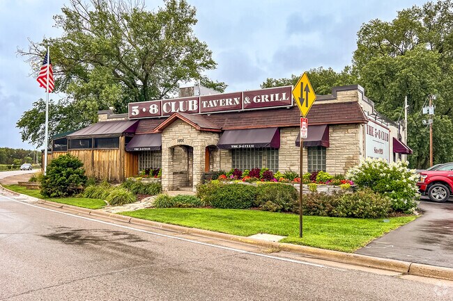 The 5-8 Club is a laidback local tavern known for their Juicy Lucy's.