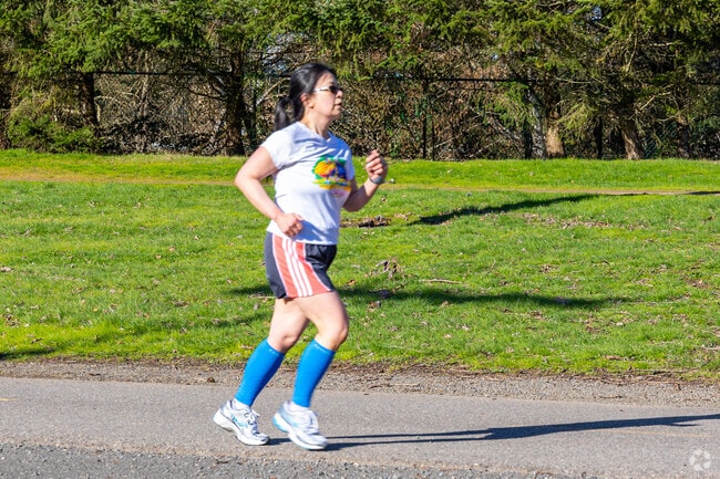 Cedar River Trail is popular with runners and cyclists.