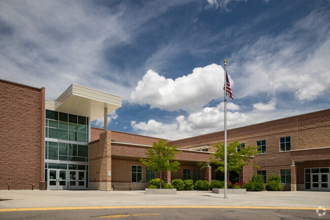 Victory Middle School main entrance.