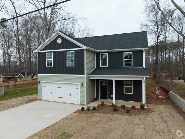 Newer traditional homes are popping up across Gantt.