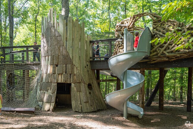 Playgrounds offer family-friendly spaces across Tanglewood.