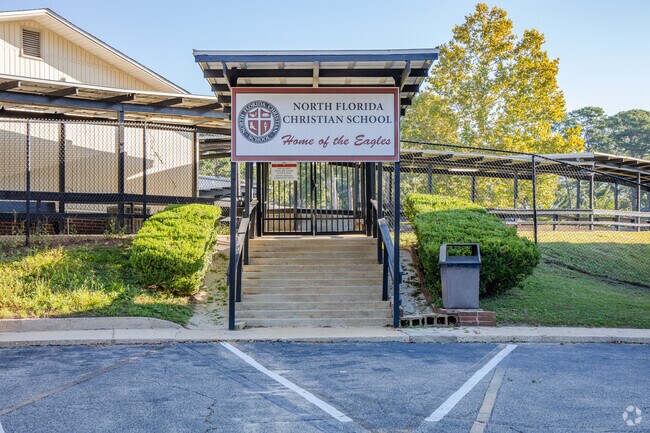 North Florida Christian School entrance offers private education options near North Tallahassee.