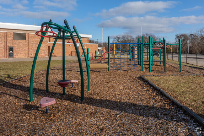 Hill Elementary School playground.
