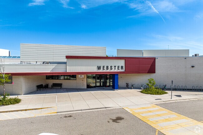 The main entrance to Webster Elementary School in the Minneapolis School District.