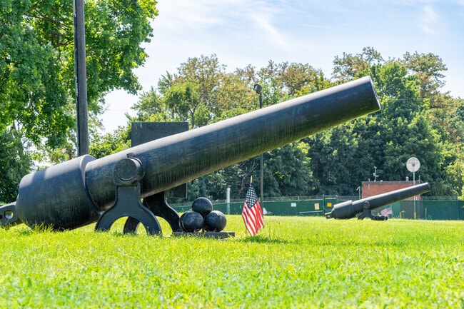 The Battle of Wyoming historical memorial is found just north of Forty Fort.