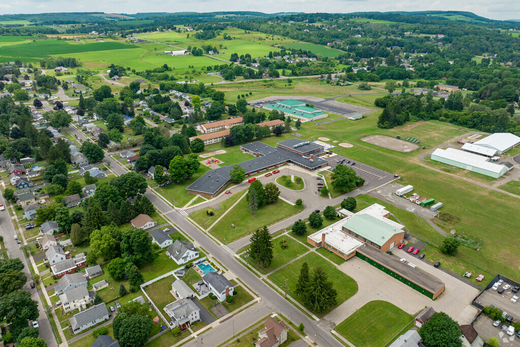 F. E. Smith Intermediate School is located in rural Cortland, NY.