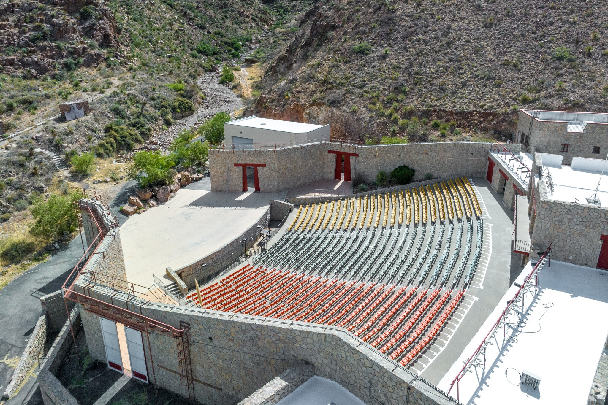 Enjoy your evenings at McKelligon Canyon Amphitheater near Sunrise Acres.