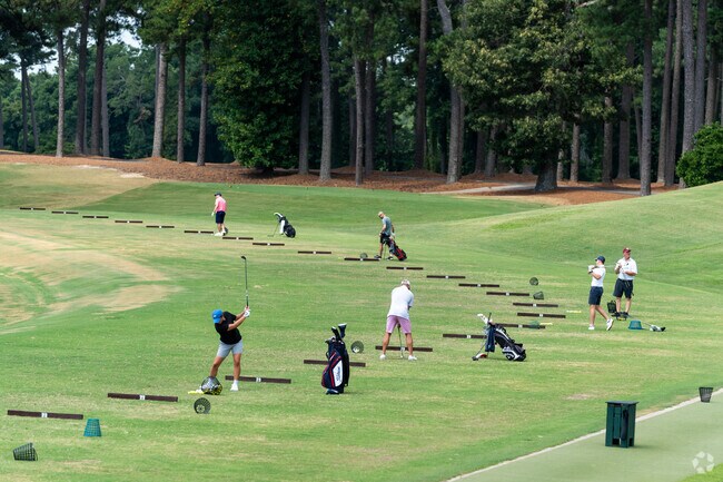 The nearby Duke Golf Club in Duke Forest has a large driving range.