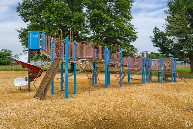 Students in Newark love Brookside Elementary's large playground when its time for recess.